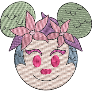 Mermaid Minnie Disney Emoji Blitz Free Machine Embroidery Design