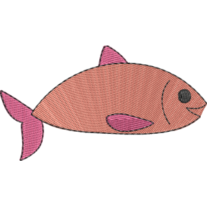 Salmon Dumb Ways To Die Free Machine Embroidery Design