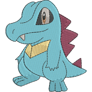Totodile Pokemon Free Coloring Page for Kids