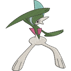 Gallade Pokemon Free Coloring Page for Kids