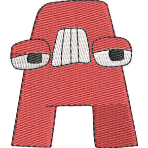 A Uppercase The Alphabet Lore Free Machine Embroidery Design