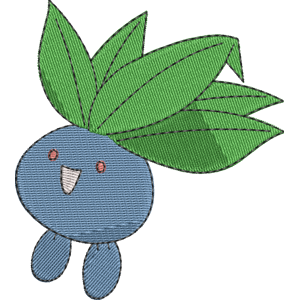 Oddish Pokemon Free Coloring Page for Kids