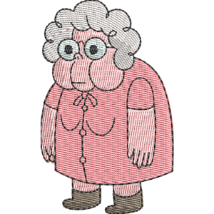 Gale Clarence Free Machine Embroidery Design