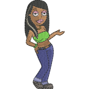 Roberta Tubbs The Cleveland Show Free Machine Embroidery Design