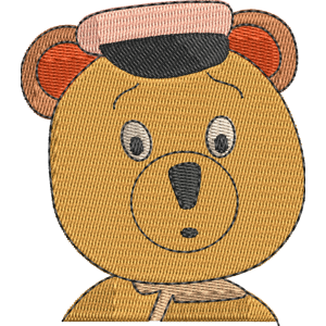 Master Tubby Bear Noddy's Toyland Adventures Free Machine Embroidery Design
