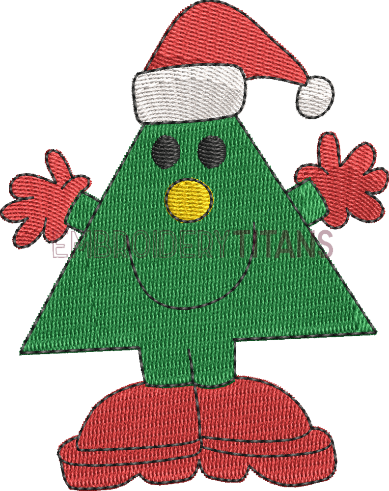 Mr Christmas Mr Men Free Machine Embroidery Design Download in PES, JEF ...