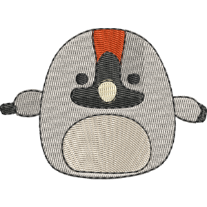 Basma the Whooping Crane Squishmallows Free Machine Embroidery Design
