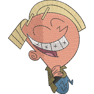 Chester McBadbat Laughing Fairly Odd Parents Free Machine Embroidery Design