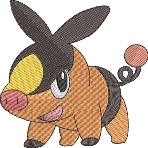 Tepig Pokemon Free Coloring Page for Kids