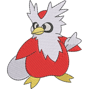 Delibird Pokemon Free Coloring Page for Kids