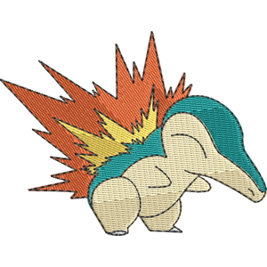 Cyndaquil Pokemon Free Coloring Page for Kids