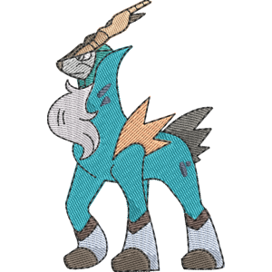 Cobalion Pokemon Free Machine Embroidery Design