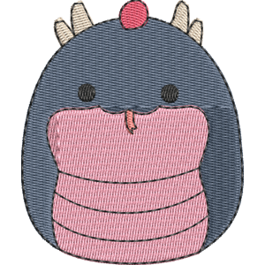 Cian the Basilisk Squishmallows Free Machine Embroidery Design