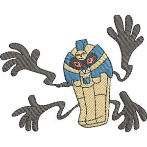 Cofagrigus Pokemon Free Machine Embroidery Design