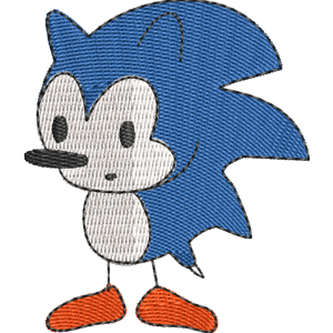 Sonictchi Tamagotchi Free Machine Embroidery Design