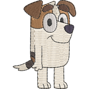 Jack Russell Bluey Free Coloring Page for Kids