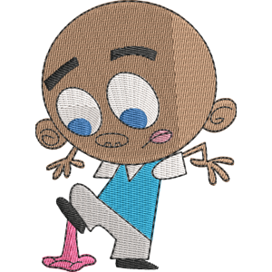 A.J. Stepping on Gum Fairly Odd Parents Free Machine Embroidery Design