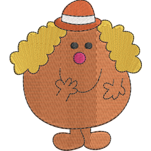 Little Miss Dotty Mr Men Free Coloring Page for Kids
