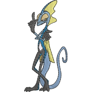 Inteleon Pokemon Free Machine Embroidery Design